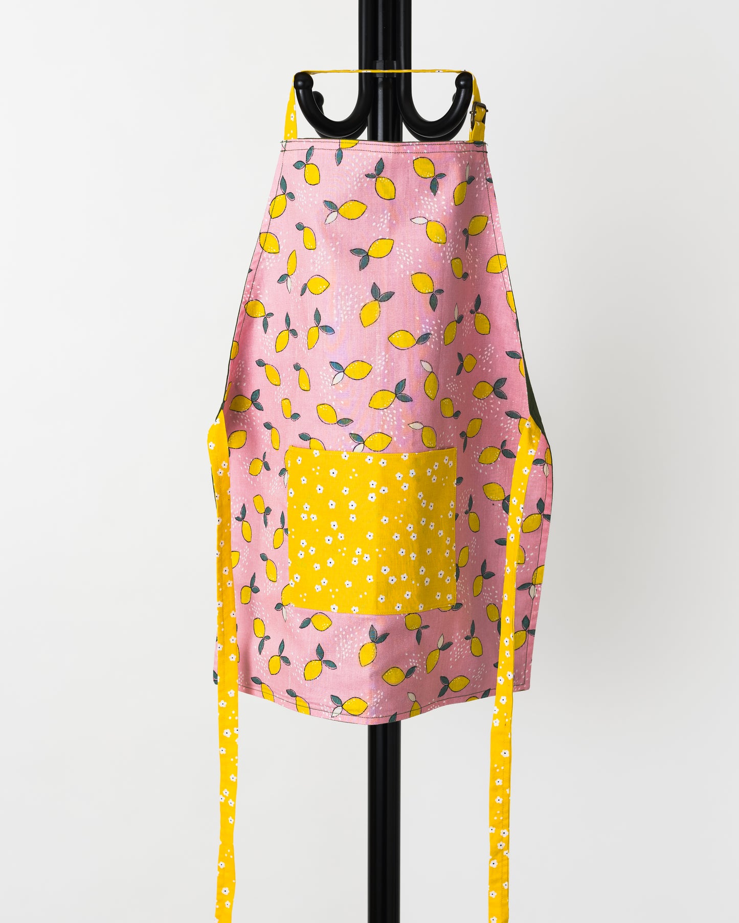 Lemon on coral kids apron